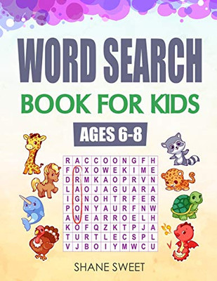 Word Search Book For Kids Ages 6-8