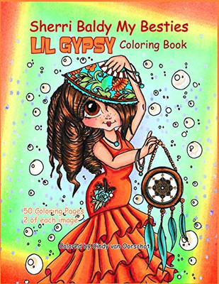 Sherri Baldy My Besties Lil Gypsy Coloring Book