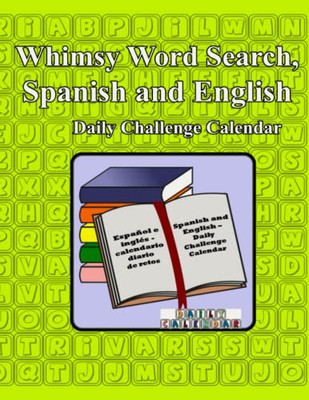 Whimsy Word Search, Spanish And English Daily Challenge Calendar