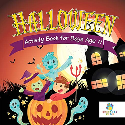 Halloween Activity Book For Boys Age 11