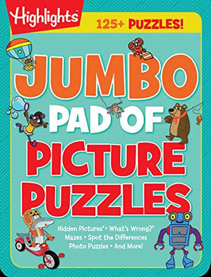 Jumbo Pad Of Picture Puzzles (Highlights Jumbo Books & Pads)