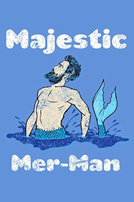 Majestic Merman: Comic Book Notebook Paper - 9781088749975