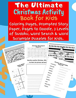 The Ultimate Christmas Activity Book For Kids - 9781089008903