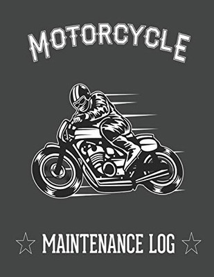 Motorcycle Maintenance Log - 9781090358660