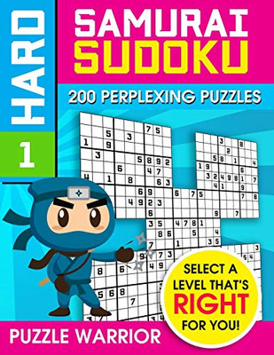 Hard Samurai Sudoku: 200 Perplexing Puzzles (Hard Sudoku Samurai) - 9781092249843