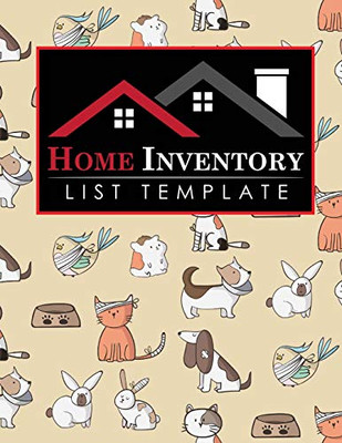 Home Inventory List Template - 9781093683271