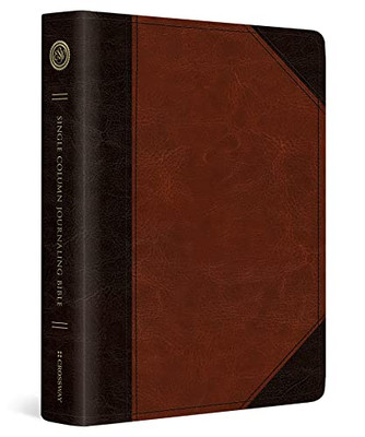 Esv Single Column Journaling Bible (Trutone, Brown/Cordovan, Portfolio Design)