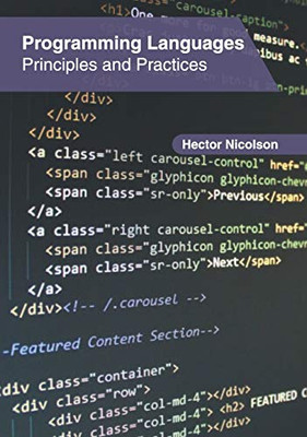 Programming Languages: Principles And Practices