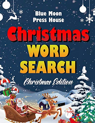 Christmas Word Search.: Easy Large Print Puzzle Book For Adults , Kids & Everyone For The 25 Days Of Christmas. - 9781671656031