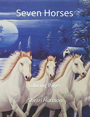 Seven Horses: Coloring Pages (Carousel)