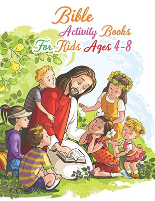 Bible Activity Books For Kids Ages 4-8: A Fun Kids Workbook Game For Number By Coloring Activity - 9781672995443