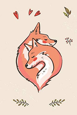 Valentine Foxes: Papgergames Hangman (6X9 Inches) With 120 Pages - 9781677040612