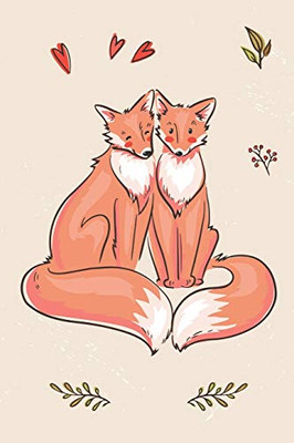 Valentine Foxes: Papgergames Hangman (6X9 Inches) With 120 Pages - 9781677044184