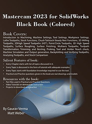 Mastercam 2023 For Solidworks Black Book (Colored)