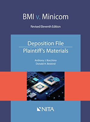 Bmi V. Minicom, Deposition File, PlaintiffS Materials, (Nita)