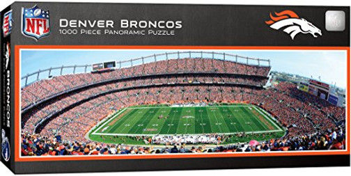 MasterPieces NFL Denver Broncos Stadium Panoramic Jigsaw Puzzle, 1000 Pieces, 13" x 39"