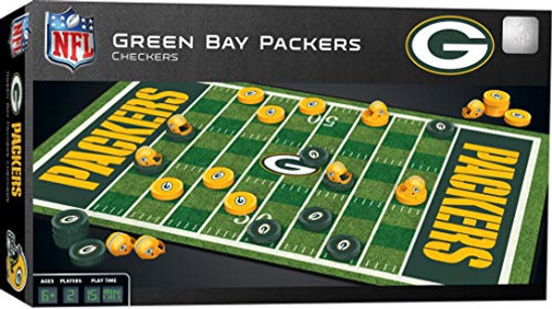 MasterPieces NFL Green Bay Packers Checkers Board Game