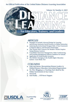 Distance Learning: Volume 18 #4 (Distance Learning Journal)