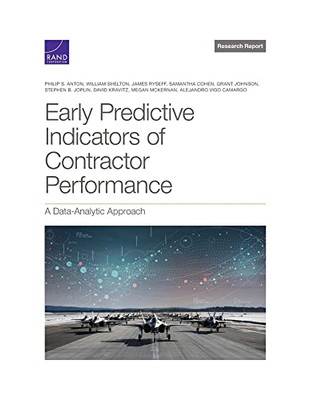 Early Predictive Indicators Of Contractor Performance: A Data-Analytic Approach