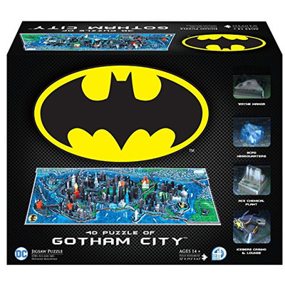 4D Cityscape Batman Gotham City 3D Time Puzzle (1000 Piece)