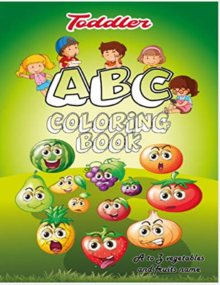 ABC coloring book: 2020 high-quality black&white Alphabet coloring book for kids ages 2-4. Toddler ABC coloring book