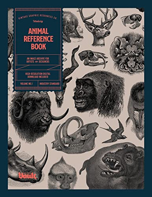 Animal Reference Book For Tattoo Artists, Illustrators And Designers: An Image Archive Of 627 Downloadable Animal Images