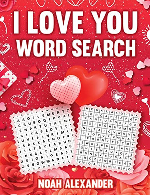 I Love You Word Search: Romantic Gift Book