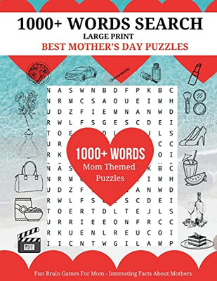 1000+ Words Search - Best Mother's Day Puzzles: Fun Brain Games For Mom - Interesting Facts About Mother
