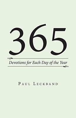 365: Devotions For Each Day Of The Year