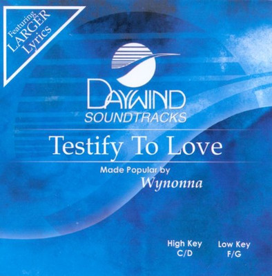 Testify To Love [Accompaniment/Performance Track]