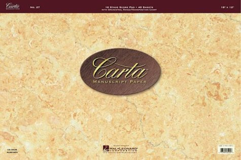 No. 27: Carta Manuscript Paper
