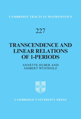 Transcendence And Linear Relations Of 1-Periods (Cambridge Tracts In Mathematics)