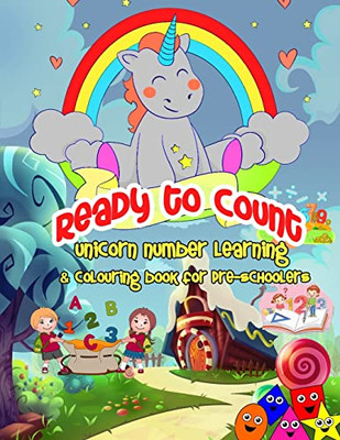 Ready To Count: Unicorn Maths Activity Book For Toddlers And Preschoolers: Maths Activity Book For Toddlers And Preschoolers