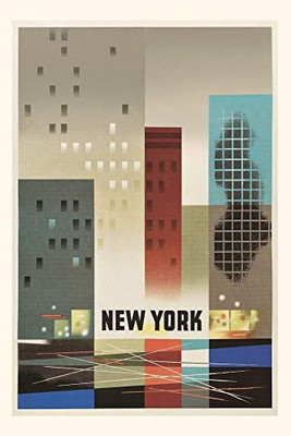 Vintage Journal Abstract New York City (Pocket Sized - Found Image Press Journals)