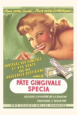 Vintage Journal Ad For French Gum Cream (Pocket Sized - Found Image Press Journals)