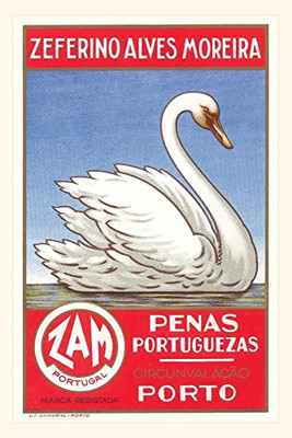 Vintage Journal Ad For Swan Pens (Pocket Sized - Found Image Press Journals)