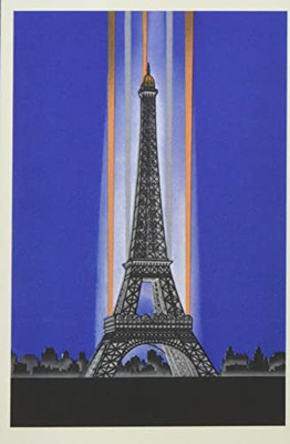 Vintage Journal Art Deco Eiffel Tower (Pocket Sized - Found Image Press Journals)