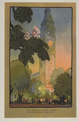 Vintage Journal Art Deco Rendering Of Metropolitan Tower, New York City (Pocket Sized - Found Image Press Journals)