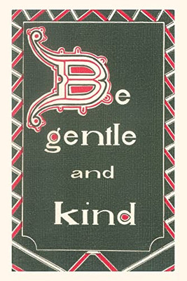 Vintage Journal Be Gentle And Kind (Pocket Sized - Found Image Press Journals)