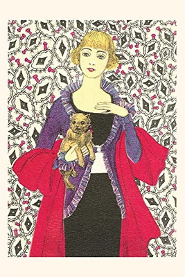 Vintage Journal Bemused Woman With Cairns Terrier (Pocket Sized - Found Image Press Journals)