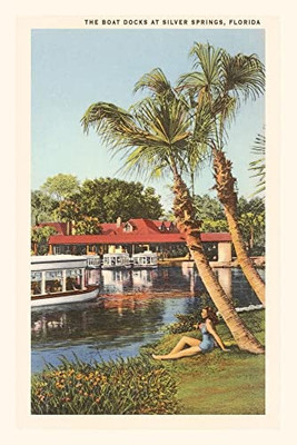 Vintage Journal Boat Docks, Silver Springs, Florida (Pocket Sized - Found Image Press Journals)