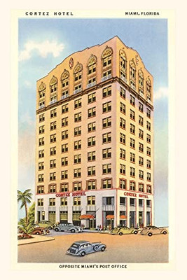 Vintage Journal 'Cortez Hotel, Miami, Florida (Pocket Sized - Found Image Press Journals)