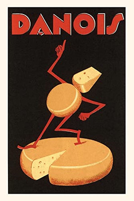 Vintage Journal Danois Cheese Ad (Pocket Sized - Found Image Press Journals)