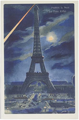 Vintage Journal Eiffel Tower At Night (Pocket Sized - Found Image Press Journals)