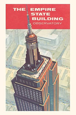 Vintage Journal Empire State Building Observatory From Above (Pocket Sized - Found Image Press Journals)