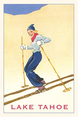The Vintage Journal Girl Skiing, Lake Tahoe (Pocket Sized - Found Image Press Journals)