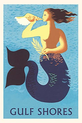 Vintage Journal Gulf Shores, Mermaid (Pocket Sized - Found Image Press Journals)
