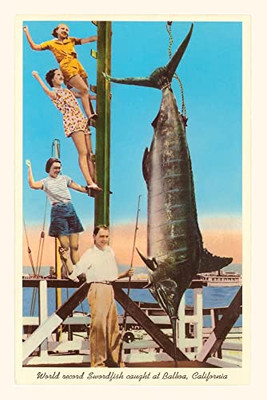 The Vintage Journal Hanging Swordfish, Balboa (Pocket Sized - Found Image Press Journals)