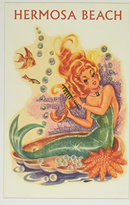 Vintage Journal Hermosa Beach Mermaid (Pocket Sized - Found Image Press Journals)
