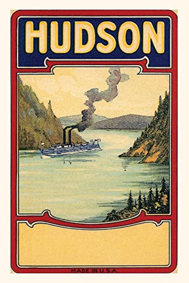 Vintage Journal Hudson River Decal (Pocket Sized - Found Image Press Journals)